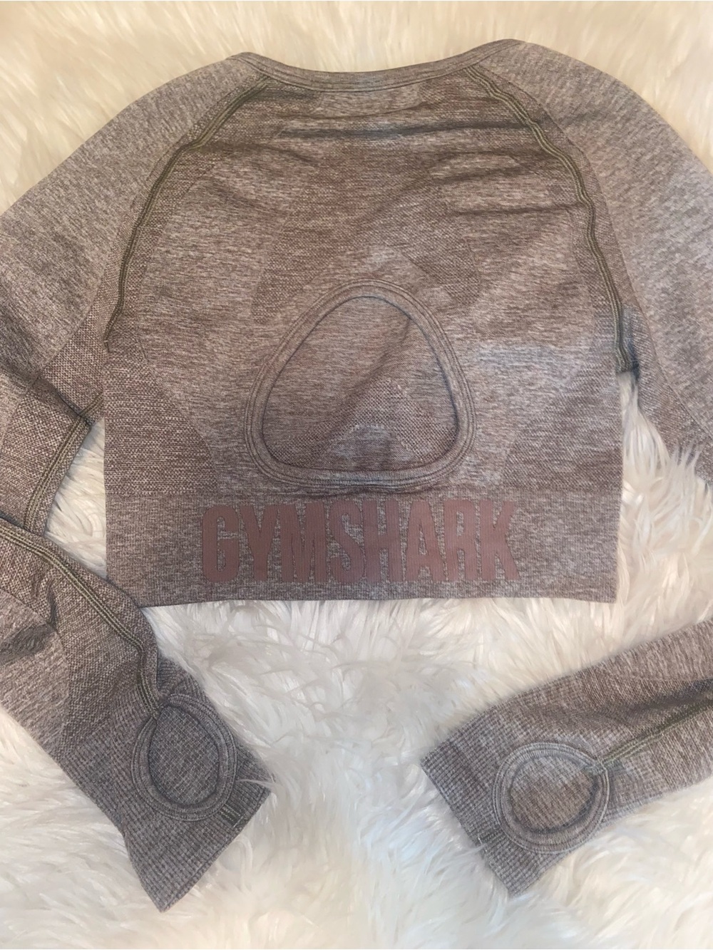 Gymshark Flex Sport Long Sleeve Cropped Top- Small